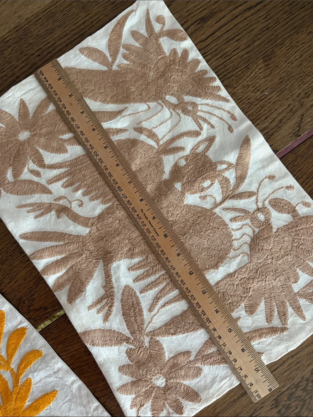 Mexican Embroidered Cotton Pillow Case Cover